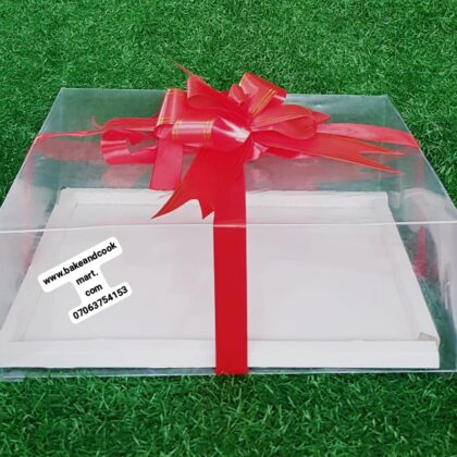 14inches base clear box